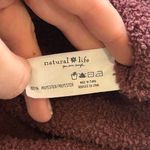 Natural Life Cozy Textured Button Sweater Dress Tunic Size XS Maroon boho hippie Photo 10