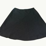 Black Asymmetrical Skirt Polyester Rayon Blend Lining Side Zipper Business Wear Size undefined Photo 1