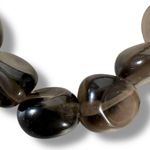 Free People Ariana Ost Crystal Stone Chunky Bracelet Smoky Quartz Bohemian Photo 7