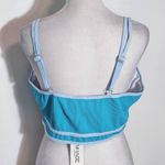 AI'IMAGE Blue Bikini with Light Blue Trim and High Waist Bottoms NWT Size 2XL Photo 7