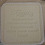 Fossil Tan Pebbled Leather Shoulder Bag Purse Photo 1