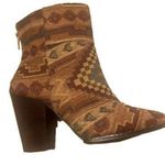 Kelsi Dagger REVOLVE  Zidane Tapestry woven heeled Boots Aztec size 7.5 western Photo 0
