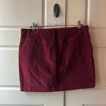 BDG  Burgundy Corduroy Skirt Photo 1