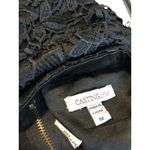 Casting LA Black‎ Floral Lace Crop Top Sleeveless Party Clubbing Medium M Black Photo 2