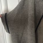 Faith and linen, beige and black knit shawl size l/xl Photo 3