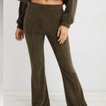 Aerie NWT  Groove on Rib Velour Flare Pants Photo 5