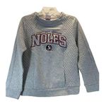 FSU NOLES Sweatshirt Quilted Front Pockets Embroidered Women Small Gray Photo 0