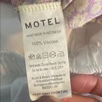 Motel Rocks Motel Size Extra Small XS Women's Teen Girl Purple & Yellow Floral Halter Dress Photo 5