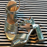 Abound  Metallic Silver Heels Photo 0