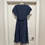 Quince Organic Cotton Gauze Maternity Midi Dress Photo 6