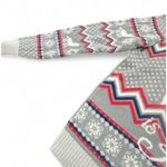 NWT Game of Thrones HBO Women’s XL Holiday Sweater Wolf Collectible Nostalgia Gray Photo 5