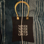 Teresa Collins Tote Bag with Motivational Quote Black Photo 3