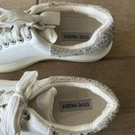 Steve Madden  Gaines Rhinestone White Sneakers Size: 9.5 Photo 6