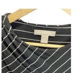 Banana Republic Dress S Black White Striped Pullover Poly Viscose Spandex Knit Photo 2