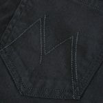 NWT Mother Tomcat Ankle in Lasting Impression Straight Crop Stretch Jeans 32 Black Photo 10