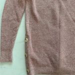 Loft Pink Sweater with Button Detail Photo 1