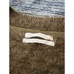 Urban Outfitters  olive green v neck fuzzy sweater size S Photo 3