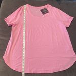 Ava & Viv Women’s Plus Sized Pink Short Sleeve T-Shirt Size 1X NWT Photo 4