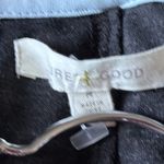 Anthropologie Tara Jacquard Hoodie Zip Sweatshirt Gray Black Hooded Size Medium Photo 2