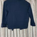 Premise  Studio Blue Cropped Open Front 3/4 Sleeve Cardigan Size Small Photo 9