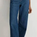 Madewell NEW  Baggy Straight Jeans in Dark Worn Indigo Wash, 26‎ Photo 0