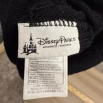 Disney  Vintage Blacked Out Mickey Ears Embroidered Beanie Toque Winter Hat Photo 2