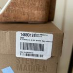 Steve Madden Udell Leather Slip On Cork Wedge Slingback Sandals White NEW 9.5 Photo 6