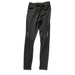 ASICS motion-dry women’s gray training/sports/gym leggings size xs Photo 1