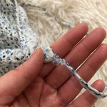 Brandy Melville white blue floral Robbie wrap dress Photo 3