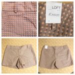 Loft 50% OFF  textured 4” Dress Shorts 4 Photo 1