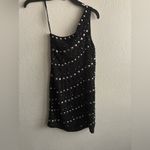 Warehouse Ladies Black Studded Beaded One Photo 5