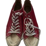 South Carolina Gamecock Red Canvas Sneakers with White Laces Womens size 10 Photo 1
