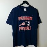 Jerzees New England Patriots Football Masaniai 66 T Shirt Blue XL Extra Large NFL Solid Photo 11