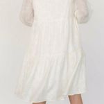 Baltic Born Breanna Button Down Cream Midi Dress Photo 1