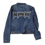 Justin Bieber  purpose tour jeans jacket and distressed shorts Photo 6
