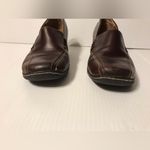 Blair I Love comfort leather brown slip on wedge loafer shoes women size 9 M Photo 5