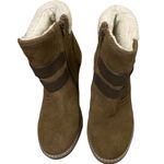 White Mountain Joker Taupe Suede Heeled Ankle New Condition Photo 3