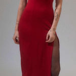 Urban Outfitters  UO | NWT Maroon Arna Midi Slip Scoop Neck Dress Photo 0