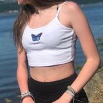 Brandy Melville Butterfly Tank Top Photo 0