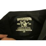 True Religion Black Gold Logo Graphic Tee The Buddha Brand USA Large Photo 4