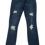 PacSun  Jegging Jeans Women's Size 26 Distressed Dark Blue Denim Pants Ankle Photo 0