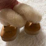 UGG  Cream and Tan Sheepskin Sandals Photo 5