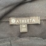 Athleta  Black elastic waist high slit high waist maxi tencel skirt Photo 6