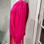 LOLA Italian Pink Silk Fringe Top Photo 2
