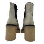 Free People James Chunky Heel Chelsea Boot White 40 Boho Retro Western Photo 3