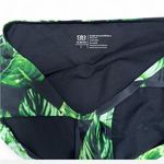 Albion Fit black and green tropical leaf print Midi Bikini tankini Bottom L Size L Photo 3