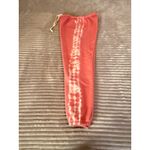 PINK - Victoria's Secret  women's small pink/white tye dyed jogger sweatpants Photo 4