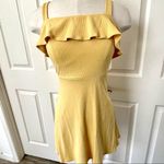 Forever 21  yellow tank ruffle overlay dress Photo 6