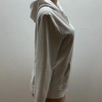 Threadless White Zip Up Hooded Jacket Size Medium Preloved. Photo 2