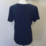 Time And Tru All We Need Is You And Me Short Sleeve Shirt Navy Blue Photo 2